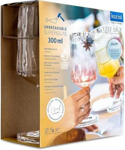 CLUB vyno taurės Nr. 9, superglas, 2 x 300 ml, KOZIOL