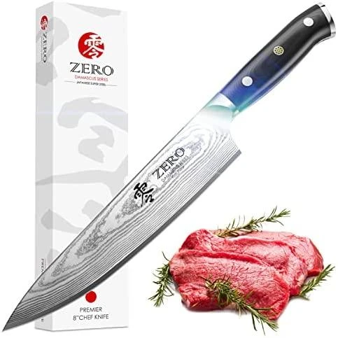 Kozygear KozyGear Premier 8'' 33cm Profi-Kochmesser Japan. Superstahl
