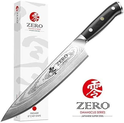 Kozygear KozyGear Premier 8'' 33cm Profi-Kochmesser Japan. Superstahl