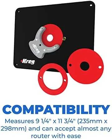 Tvirtinimo elementas Kreg PRS4038; 235x298x9,5 mm; skylės neišgręžtos