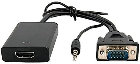 HDMI į VGA konverteris su 3.5mm garso lizdu