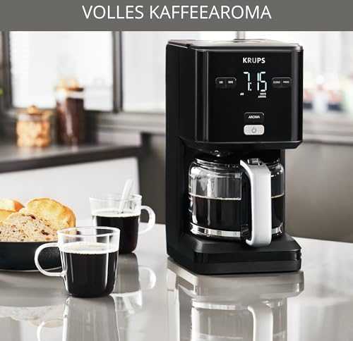 KRUPS lašelinis kavos aparatas Smart'n Light KM600810, 1,25 l, 1000 W su laikmačiu