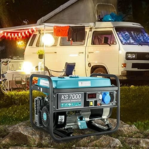 KÖNNER & SÖHNEN Benzininis generatorius 5,0 kW 230 V KS 7000