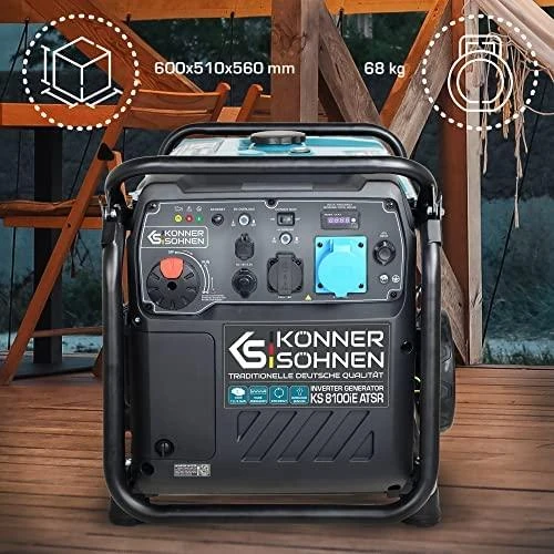 KÖNNER & SÖHNEN benzininis inverterinis generatorius KS 8100iE ATSR 8.0kW