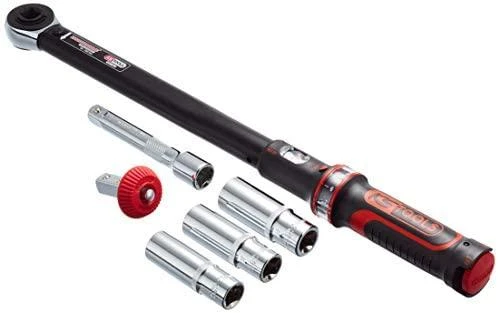 Dinamometrinis raktas, komplektas ERGOTORQUE 1/2´´ 20-200Nm, KS Tools