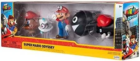 Jakks Pacific Super Mario Bros. rinkinys 5 figūrėlės 6,5 cm