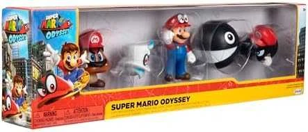 Jakks Pacific Super Mario Bros. rinkinys 5 figūrėlės 6,5 cm