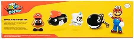 Jakks Pacific Super Mario Bros. rinkinys 5 figūrėlės 6,5 cm