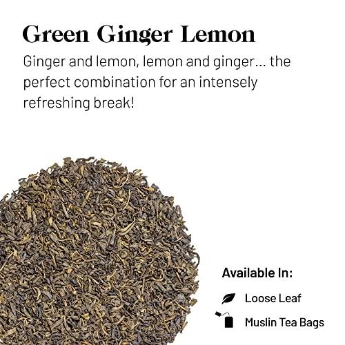 Kusmi Tea Ginger Lemon birios arbatos lapelių tekstūra