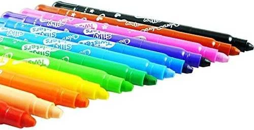 Amos Silky Twisters kreidelės 12 spalvų