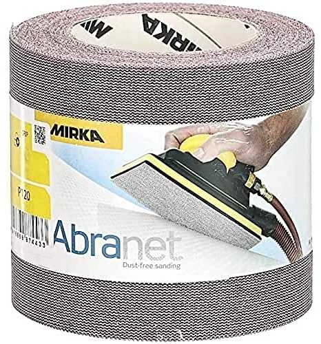 Šlifavimo tinklelio rulonas Mirka Abranet 545BY001123R; 115mmx10m; P120