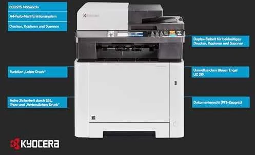 Spausdintuvas KYOCERA ECOSYS M5526cdn Lazeris 1200 x 1200 DPI 26 ppm A4