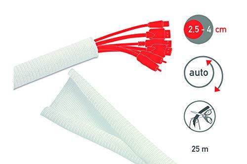 Label The Cable PAŽYMĖKITE THE CABLE PRO kabelio žarną 25m - balta