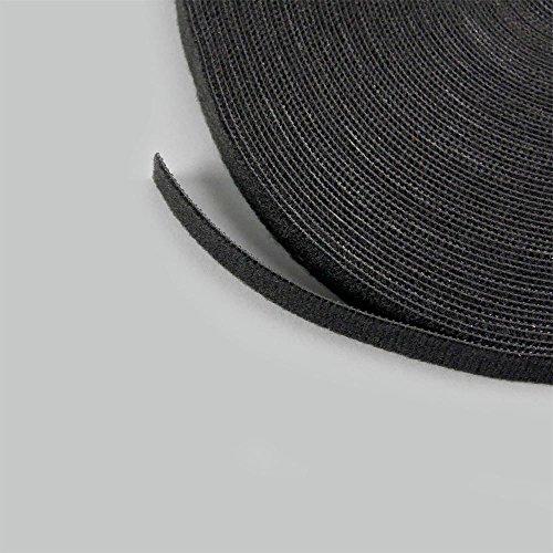 Label The Cable PAŽYMĖKITE THE CABLE PRO Roll Dual Velcro ritinėlis 25m - juodas