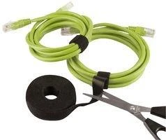 LABEL THE CABLE Dual Velcro Roll 3m - juodos spalvos
