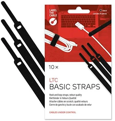 Organizer LABEL THE CABLE Sportinis žymeklis Różne kolory 10 vnt (LTC1130)