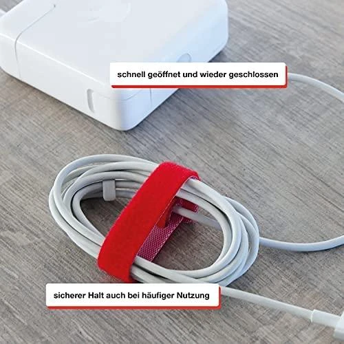Organizer LABEL THE CABLE Sportinis žymeklis Różne kolory 10 vnt (LTC1130)