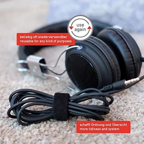 Organizer LABEL THE CABLE Sportinis žymeklis Różne kolory 10 vnt (LTC1130)