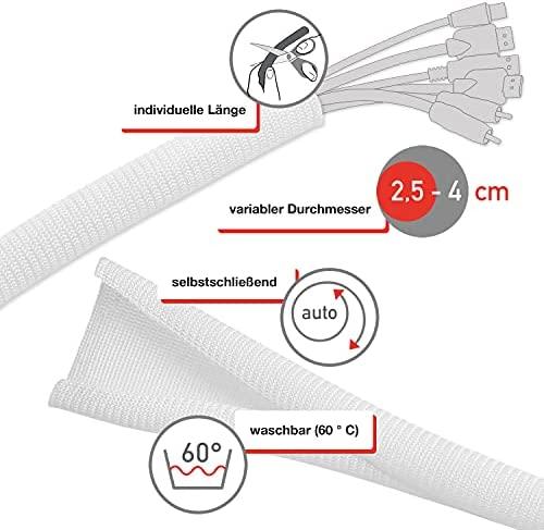 Label The Cable PAŽYMĖKITE THE CABLE PRO kabelio žarną 25m - balta