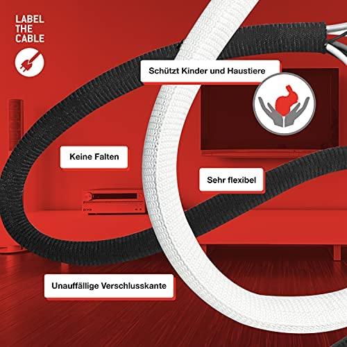 Label The Cable PAŽYMĖKITE THE CABLE PRO kabelio žarną 25m - balta