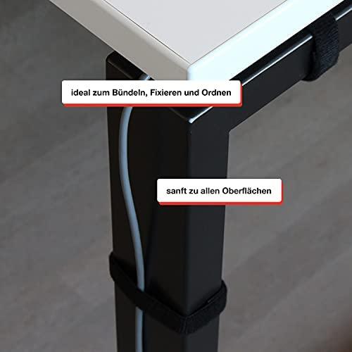 Label The Cable PAŽYMĖKITE THE CABLE PRO Roll Dual Velcro ritinėlis 25m - juodas
