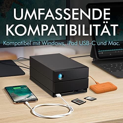 Kietasis diskas LaCie 2big Dock V2 USB-C 20TB Thunderbolt 3 USB 3.2