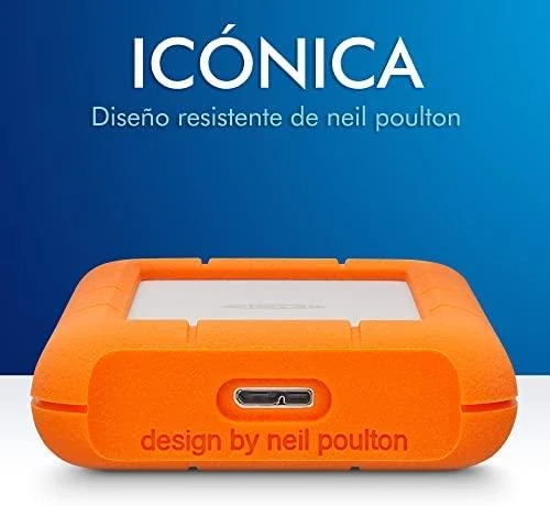 LaCie RUGGED MINI USB3.0 2TB - 2.5IN USB3.0 Išorinis kietasis diskas HDD