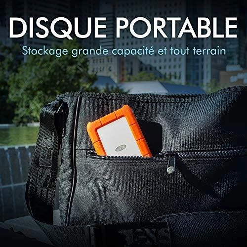 Kietasis diskas Išorinis diskas LaCie Rugged Mini 2.5'' 1TB USB3, Atsparus sukrėtimams