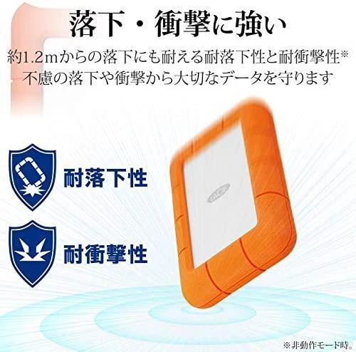 LaCie RUGGED MINI USB3.0 2TB - 2.5IN USB3.0 Išorinis kietasis diskas HDD