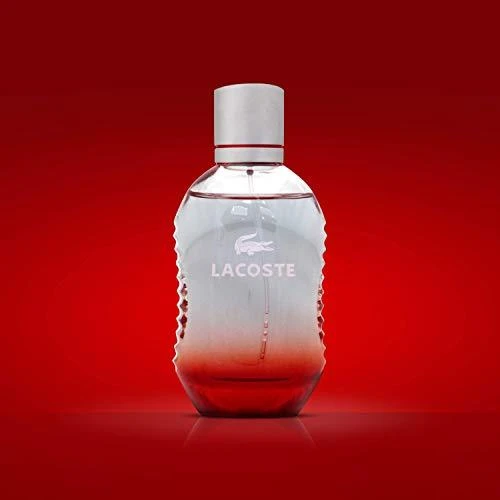 Lacoste Raudona EDT tualetinis vanduo vyrams, 75 ml