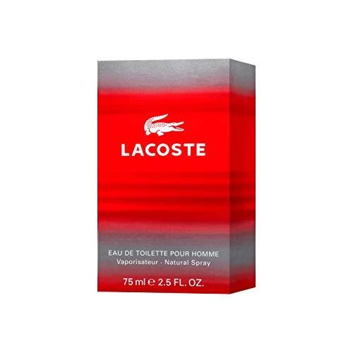Lacoste Raudona EDT tualetinis vanduo vyrams, 75 ml