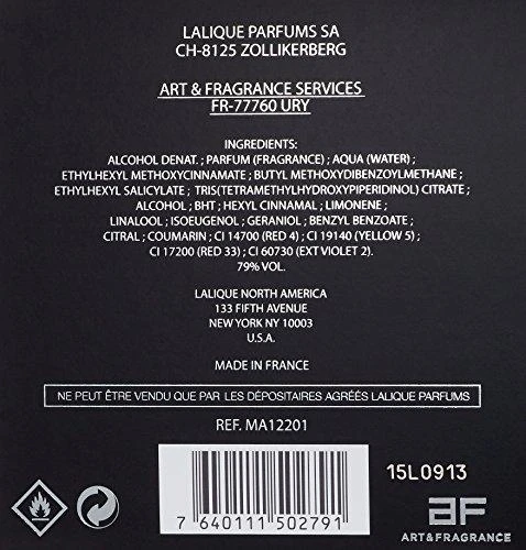 Kvepalai vyrams Lalique Encre Noire A L'Extreme for Men EDP, 100 ml