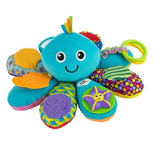 Lamaze pliušinis aštuonkojis su kramtukais