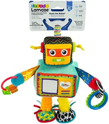 Tomy Pakabinamas lavinamasis kūdikio žaislas „Robotas Rustis“