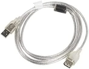LANBERG CA-USBE-12CC-0018-TR ilgintuvas USB 2.0 AM-AF su feritu 1,8 m
