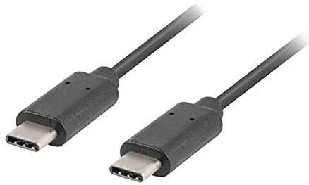 Lanberg kabelis USB-C M/M 2.0 0.5m Juodas