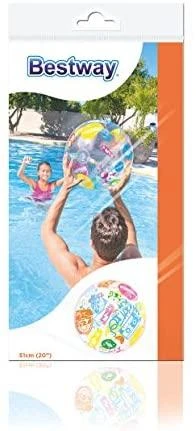 BESTWAY paplūdimio kamuolys 51cm, asort., 31036