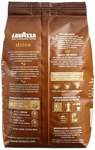 Lavazza Caffe Crema Dolce kavos pupelės, 1kg