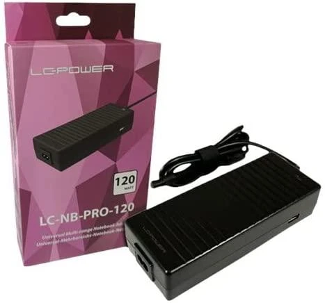 LCP LC-Power LC-NB-PRO-120 maitinimo adapteris / inverteris Vidaus 120 W Juoda