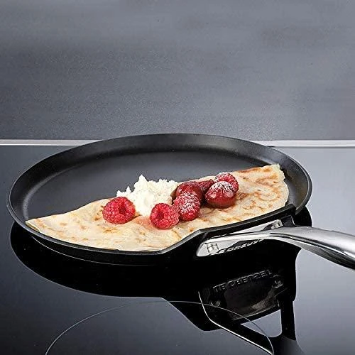 Virtuvinis indų rinkinys - Le Creuset Krepų Keptuvė Neprilimpančio Aliuminio 28cm Juoda
