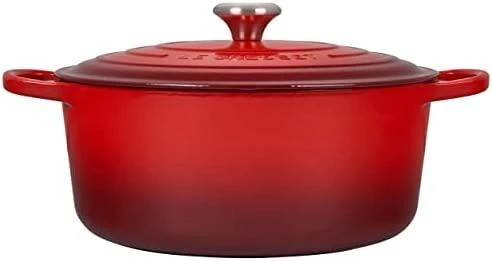 Puodas - Le Creuset Signature Roaster Round 30cm Ketaus Puodas Raudonas