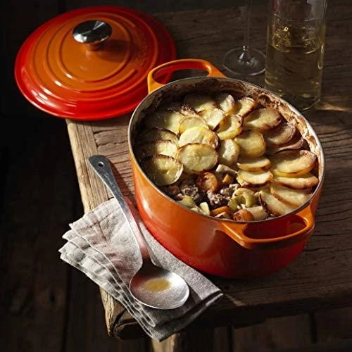 Le Creuset Puodas Signature ovalus 29 cm orkaitės raudonas