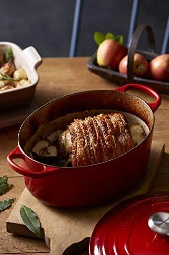 Troškintuvas Le Creuset Signature, ovalus, 27 cm, 4,1 l, vyšninis