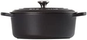 Le Creuset „Signature“ ovalus troškintuvas, 29 cm, juodas