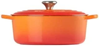 Le Creuset Puodas Signature ovalus 29 cm orkaitės raudonas