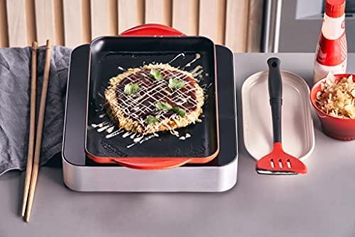Le Creuset silicone Spatula cherry red juodas Juodas (93100100060008)
