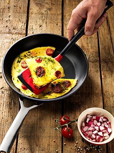Le Creuset silicone Spatula cherry red juodas Juodas (93100100060008)