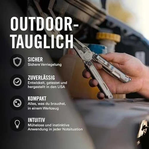 LTH Leatherman ARC daugiafunkcės replės 20 įrankiai(ių) Nerūdijančiojo plieno