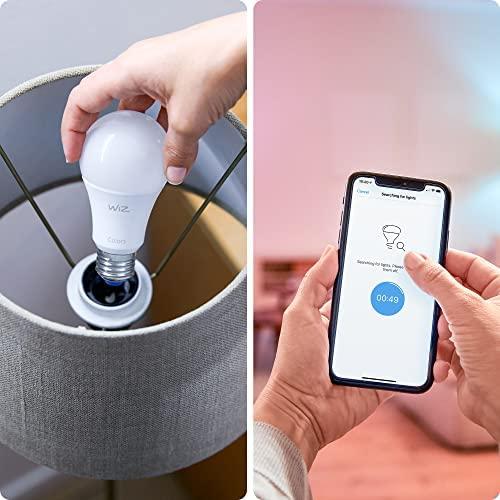 Nezatříděno „Signify WiZ Baltas & Color“ 60 W E27 A60 „Standardform 1er“ + nuotolinio valdymo pultas