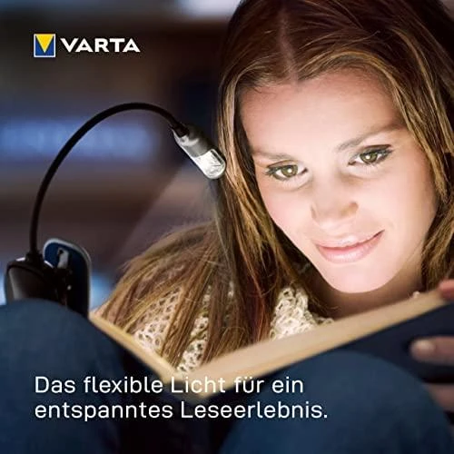 Varta 16618101421 Rankinis spustelėjamas žibintuvėlis Juoda, Sidabras LED